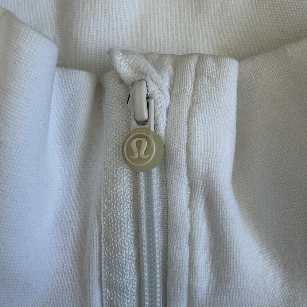 Lululemon Stride Jacket VTG Y2K White Women Size 8 Old School Quality GUC - Picture 3 of 9